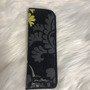 Vera Bradley Black and Gray Glasses Case